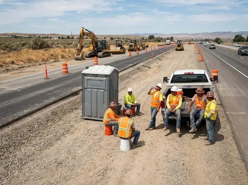 highway-road-construction-crew-007 — frequently asked questions, Porta Potty and Restroom Rentals in Webster Groves, MO